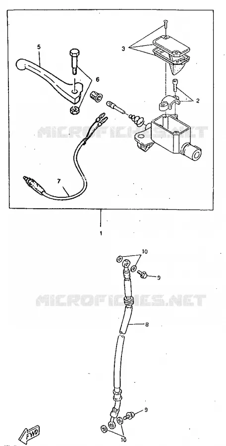 POMP VOOR Yamaha SCOOTER 50 1998 BOOSTER  CW50RS