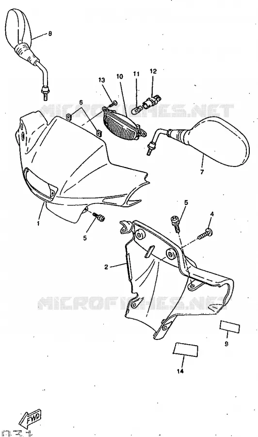 KAP 1 Yamaha SCOOTER 50 1998 BOOSTER  CW50RS