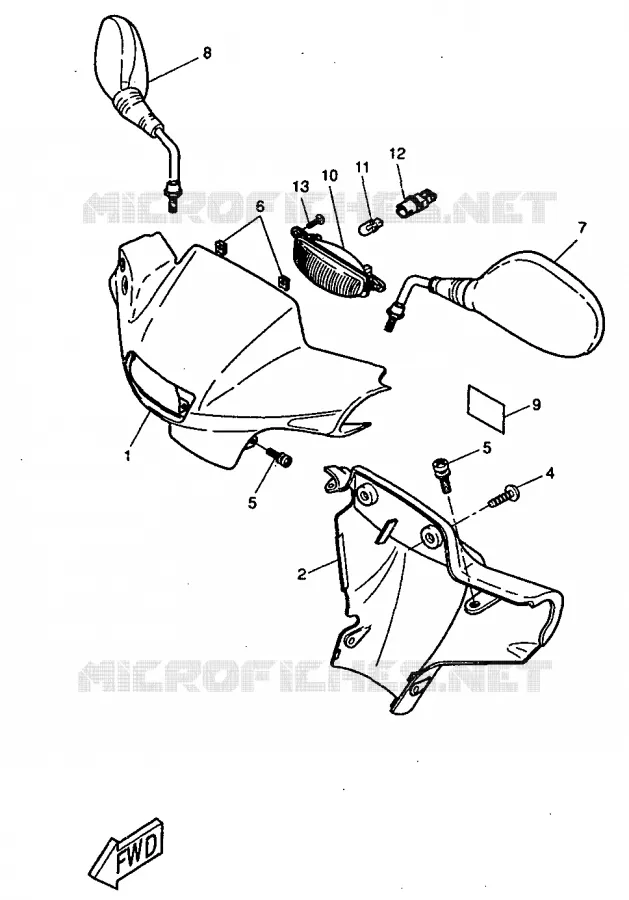 KAP 1 Yamaha SCOOTER 50 1999 NEXT GENERATION  CW50RS