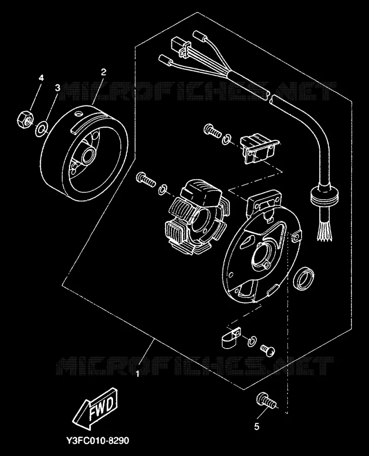 DYNAMO Yamaha SCOOTER 50 2000 NEXT GENERATION  CW50RS