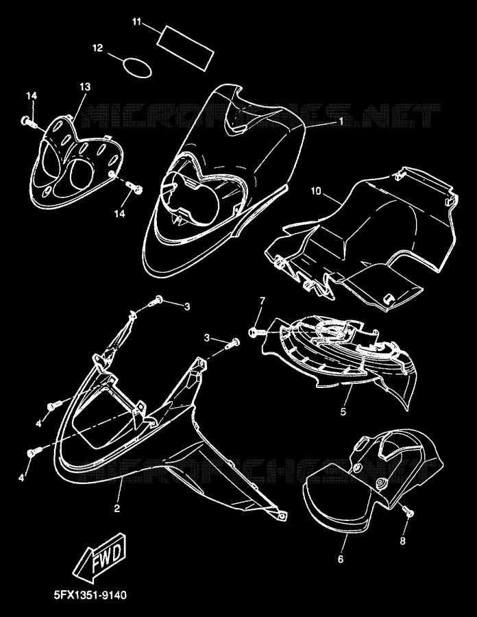 SPATBORD Yamaha SCOOTER 50 2000 NEXT GENERATION  CW50RS