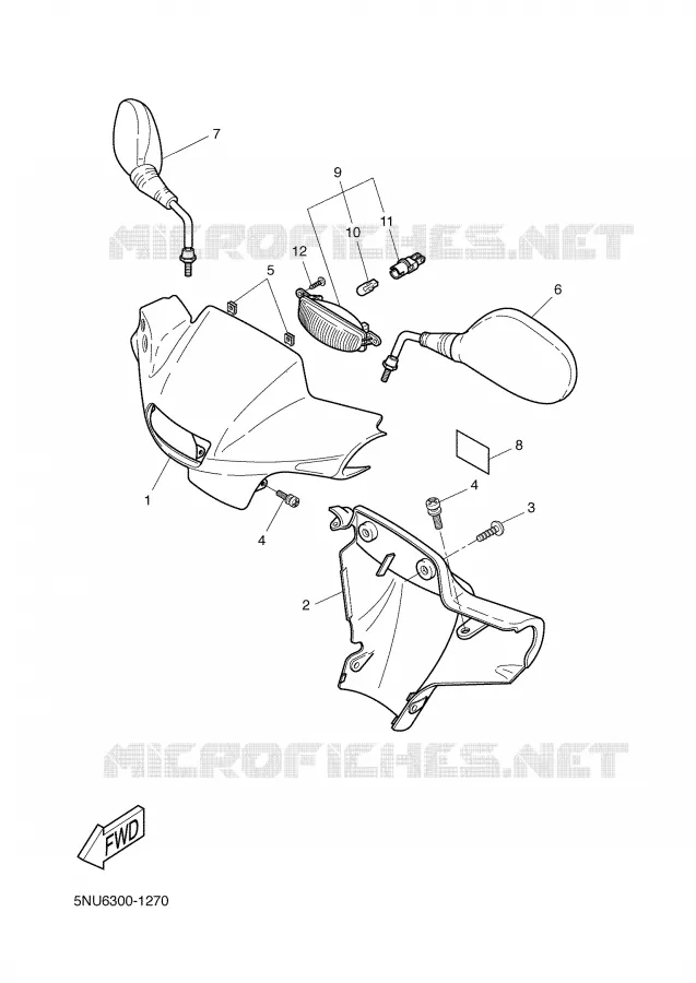 KAP 1 Yamaha SCOOTER 50 2004 NEXT GENERATION  CW50RS