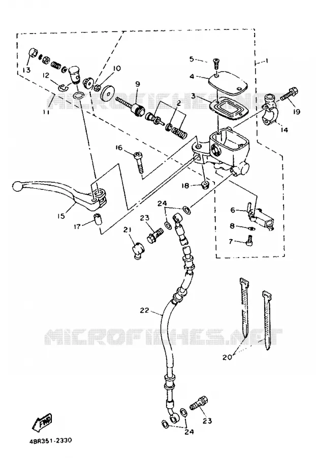 POMP VOOR Yamaha MOTO 600 1992 XJS DIVERSION  XJ600SN (20.3KW