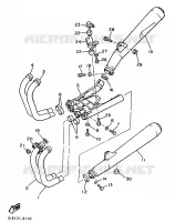 UITLAAT voor Yamaha XJ900 1986