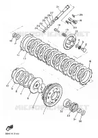 STARTMOTOR KOPPELINGS voor Yamaha XJ900 1986