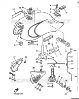 BENZINE TANK voor Yamaha XJ900 1986