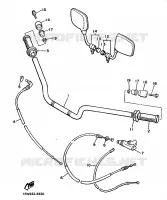STUUR / KABEL voor Yamaha XJ900 1986