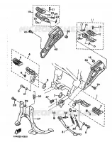 STANDAARD / VOETSTEUN voor Yamaha XJ900 1986