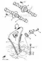 NOKKENAS / KETTING voor Yamaha XJ900 1986