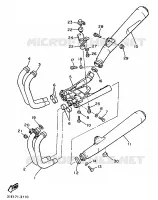 UITLAAT voor Yamaha XJ900 1986