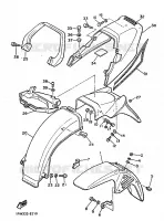 SPATBORD voor Yamaha XJ900 1986
