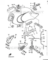OLIE RESERVOIR voor Yamaha XJ900 1986