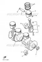 KRUKAS / ZUIGER voor Yamaha XJ900 1986