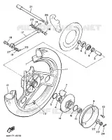 ACHTERWIEL voor Yamaha XJ900 1986