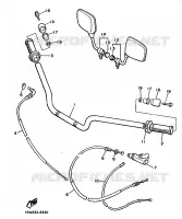 STUUR / KABEL voor Yamaha XJ900 1986
