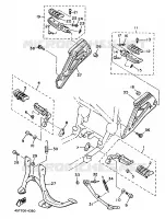 STANDAARD / VOETSTEUN voor Yamaha XJ900 1986