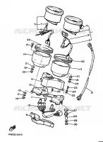 TELLERSET voor Yamaha XJ900 1986