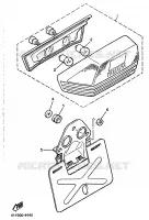 ACHTERLICHT voor Yamaha XJ900 1986