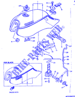BENZINE TANK voor Yamaha XJ900F 1989