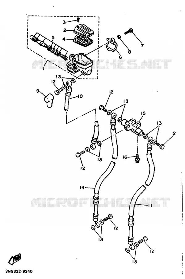 POMP VOOR Yamaha MOTO 900 1992 XJ  XJ900F