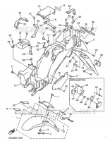 SPATBORD voor Yamaha XJS 900 DIVERSION 1997