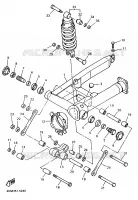 SCHOKBREKER / ACHTERBRUG voor Yamaha XJS 900 DIVERSION 1998
