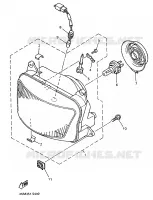KOPLAMP voor Yamaha XJS 900 DIVERSION 1998