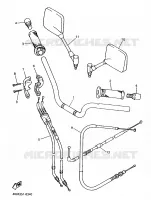 STUUR / KABEL voor Yamaha XJS 900 DIVERSION 1998