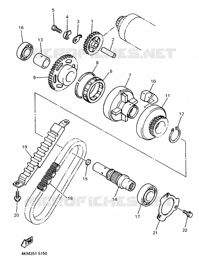 STARTMOTOR Yamaha MOTO 900 1998 DIVERSION  XJ900S