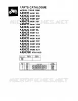 * CATALOG PREFACE * voor Yamaha XJS 900 DIVERSION 1998