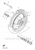 VOORWIEL voor Yamaha XJS 900 DIVERSION 1998