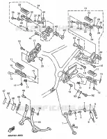 STANDAARD / VOETSTEUN voor Yamaha XJS 900 DIVERSION 1998
