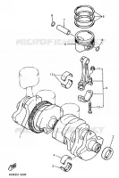 KRUKAS / ZUIGER voor Yamaha XJS 900 DIVERSION 1998