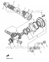 TRANSMISSIE voor Yamaha XJS 900 DIVERSION 1998