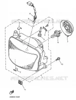 KOPLAMP voor Yamaha XJS 900 DIVERSION 1998