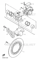 REMKLAUW ACHTER voor Yamaha XJS 900 DIVERSION 1998