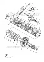 STARTMOTOR KOPPELINGS voor Yamaha XJS 900 DIVERSION 1998