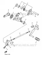 SCHAKEL STANG / PEDAAL voor Yamaha XJS 900 DIVERSION 1998