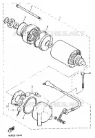 STARTMOTOR voor Yamaha XJS 900 DIVERSION 1998