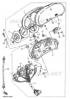 TELLERSET voor Yamaha XJS 900 DIVERSION 1998