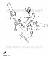 STUURSCHAKELAAR / HEVEL voor Yamaha XJS 900 DIVERSION 1998