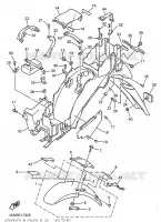 SPATBORD voor Yamaha XJS 900 DIVERSION 1998