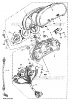 TELLERSET voor Yamaha XJS 900 DIVERSION 1998