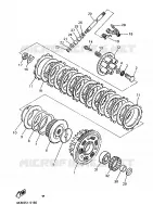 STARTMOTOR KOPPELINGS voor Yamaha XJS 900 DIVERSION 1998
