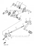 SCHAKEL STANG / PEDAAL voor Yamaha XJS 900 DIVERSION 1998