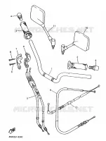 STUUR / KABEL voor Yamaha XJS 900 DIVERSION 1998