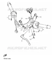 STUURSCHAKELAAR / HEVEL voor Yamaha XJS 900 DIVERSION 1998