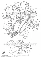 SPATBORD voor Yamaha XJS 900 DIVERSION 1998
