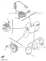 ELECTRISCH 1 voor Yamaha XJS 900 DIVERSION 1998