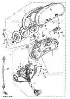 TELLERSET voor Yamaha XJS 900 DIVERSION 1998